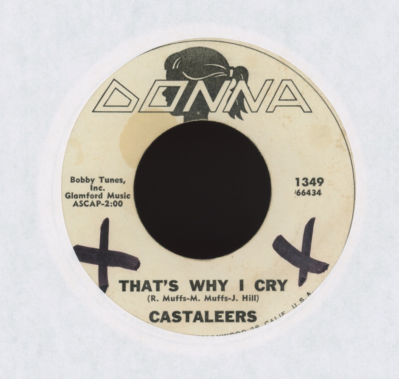 The Castaleers - That's Why I Cry on Donna Promo R&B