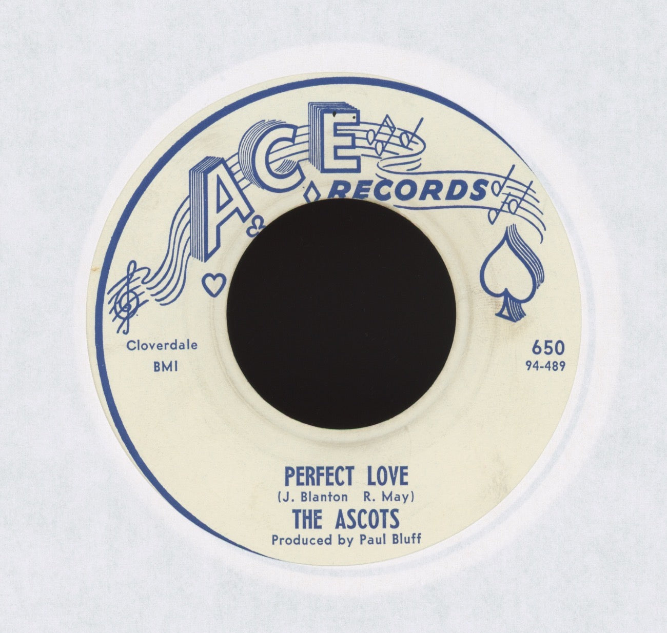 The Ascots - Perfect Love on Ace R&B Doo Wop 45
