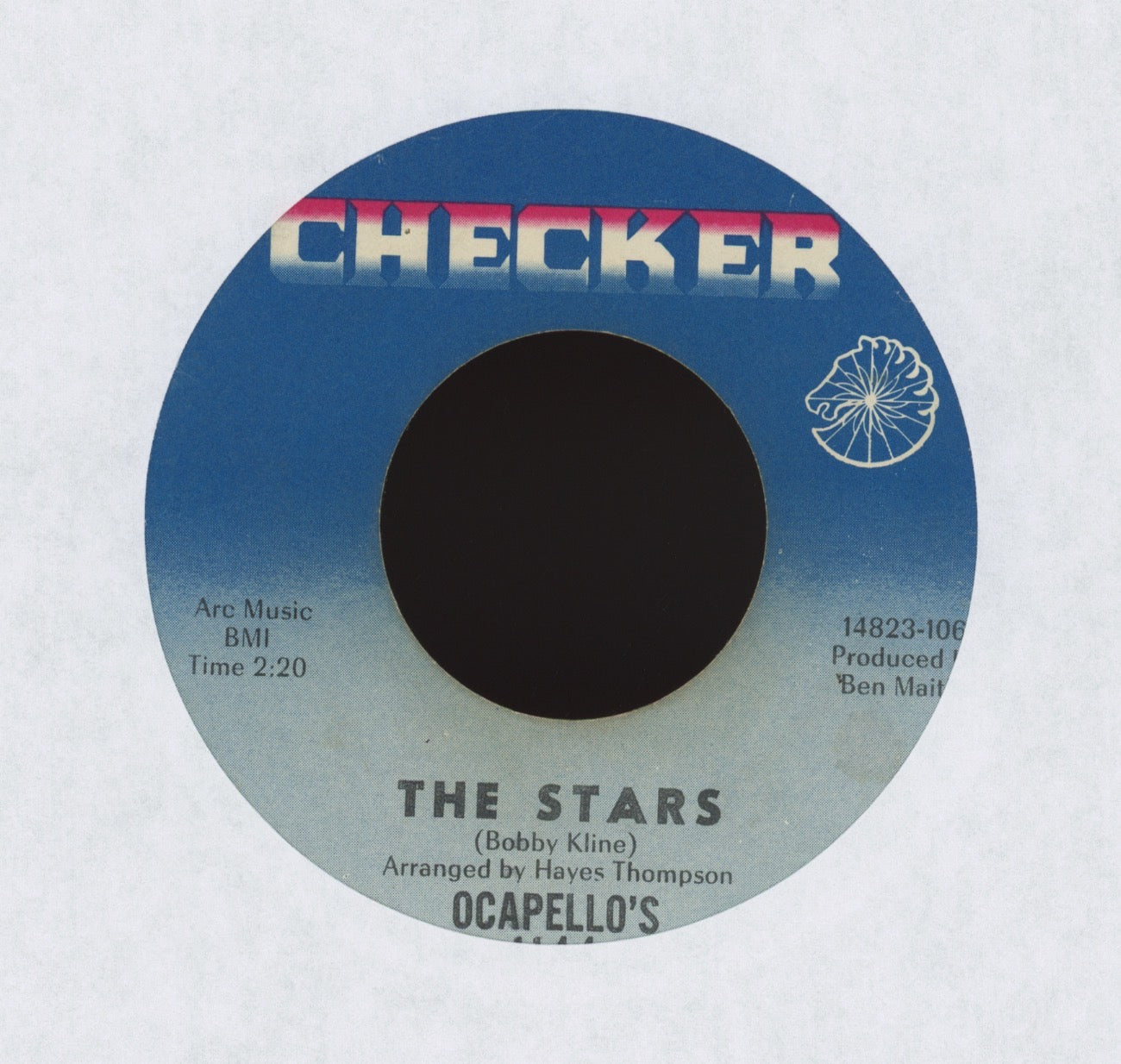 Ocapello's - The Stars on Checker Sweet Soul 45