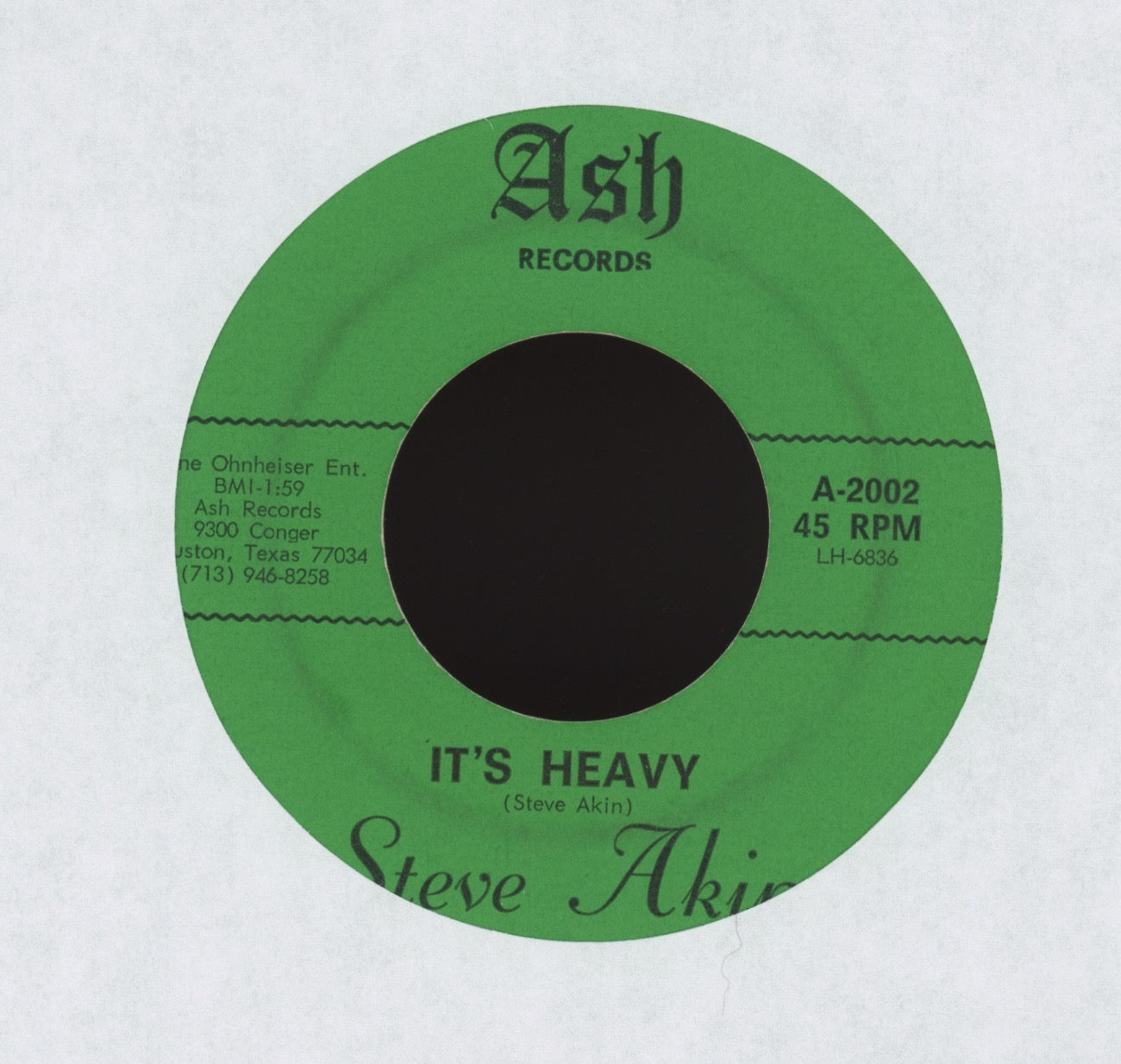 Steve Akin - I'm Trippin' Alone on Ash