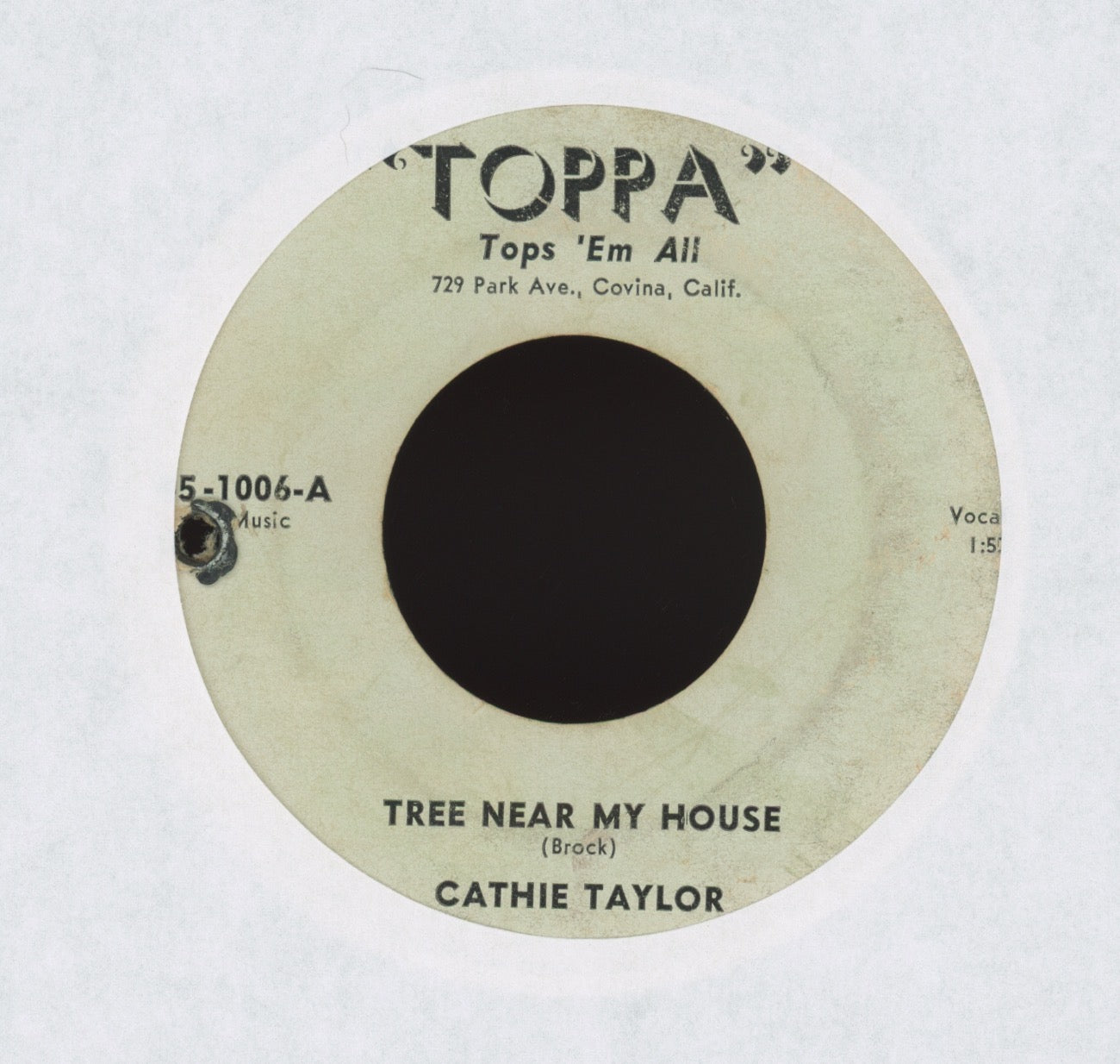 Cathie Taylor - Two Straws And A Soda on Toppa Teen 45
