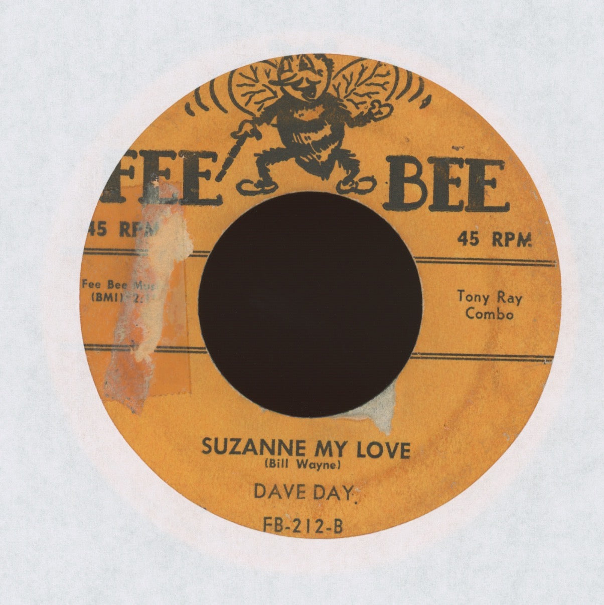 Dave 'Diddle' Day - Blue Moon Baby on Fee Bee Rockabilly 45