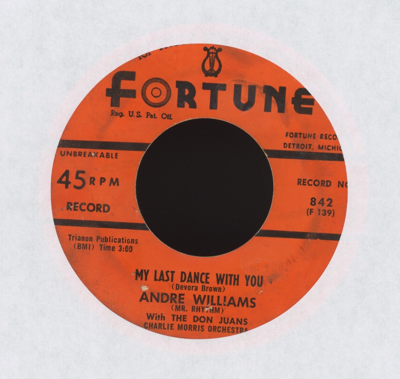 Andre Williams - Hey! Country Girl on Fortune R&B Doo Wop Rocker 45