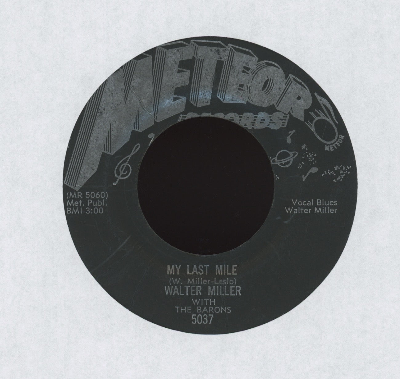 Walter Miller - Standing On The Highway on Meteor R&B 45