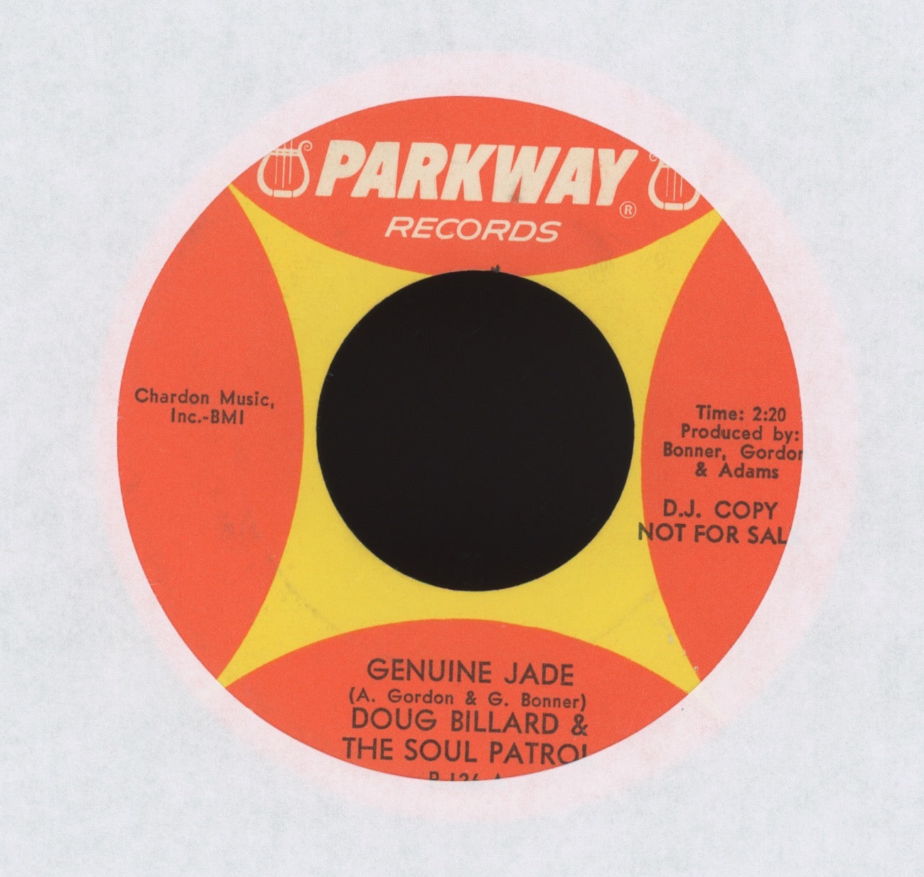 Doug Billard & The Soul Patrol - Genuine Jade Promo Soul Mod 45