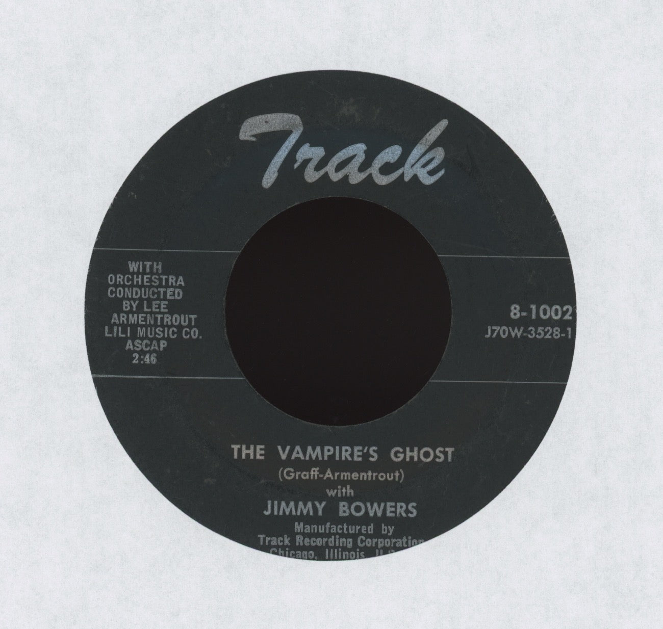 Jimmy Bowers / Jackie Van - The Vampire's Ghost / Frankly Mr. Frankenstein on Track Halloween Horror Popcorn 45