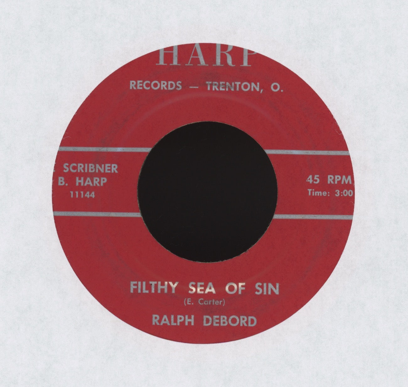 Ralph Debord - Filthy Sea Of Sin on Hart Country Gospel Bop 45