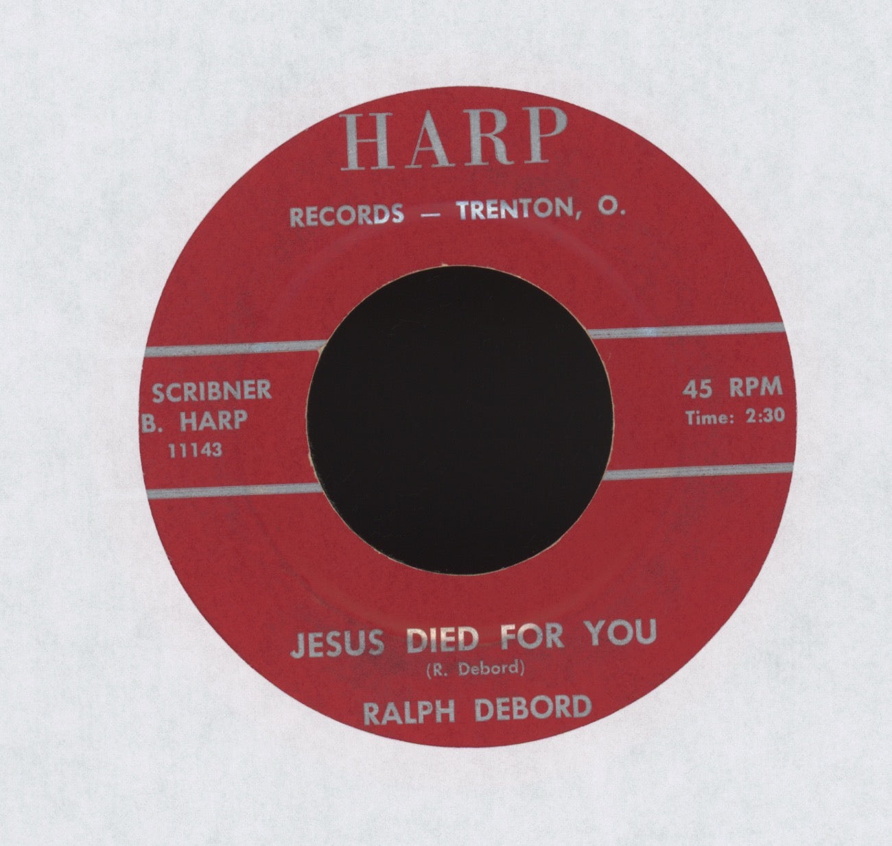 Ralph Debord - Filthy Sea Of Sin on Hart Country Gospel Bop 45