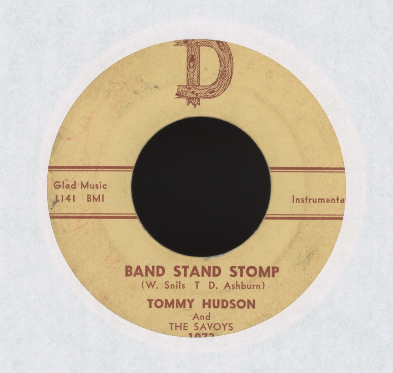 Tommy Hudson And The Savoys - Swanee River Gal / Band Stand Stomp on D Rockabilly 45