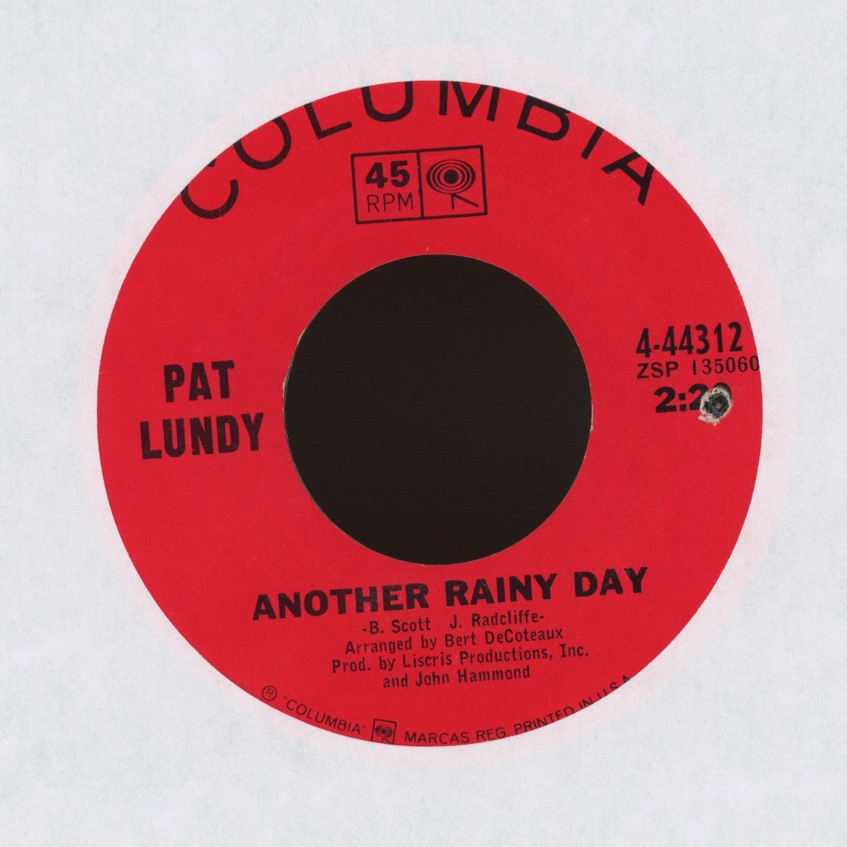 Pat Lundy - Soul Ain't Nothin' But The Blues on Columbia Northern Soul 45