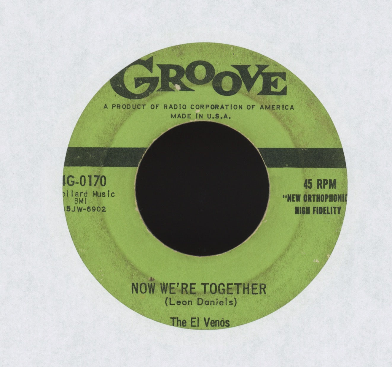 The El Venos - Geraldine on Groove R&B Doo Wop 45