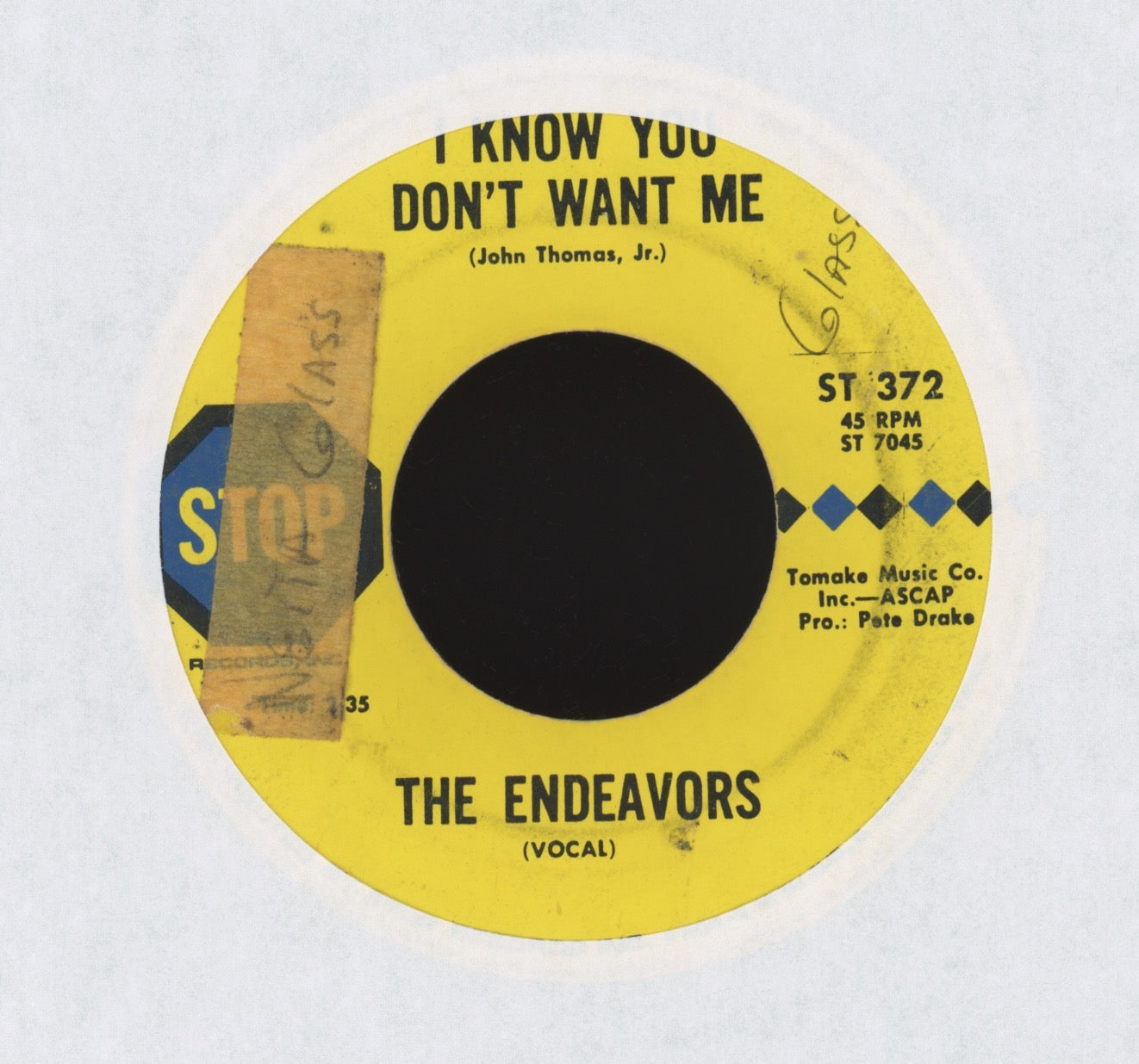 The Endeavors - Shattered Dreams / I Know You Don't Want Me on Stop Sweet Soul Funk 45