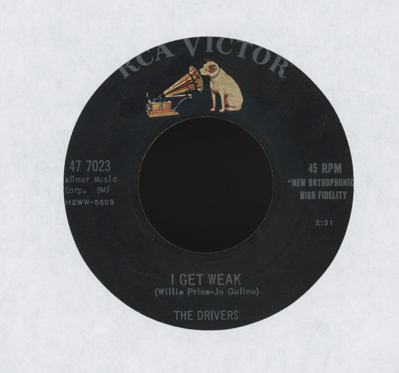 The Drivers - Blue Moon on RCA R&B Doo Wop 45