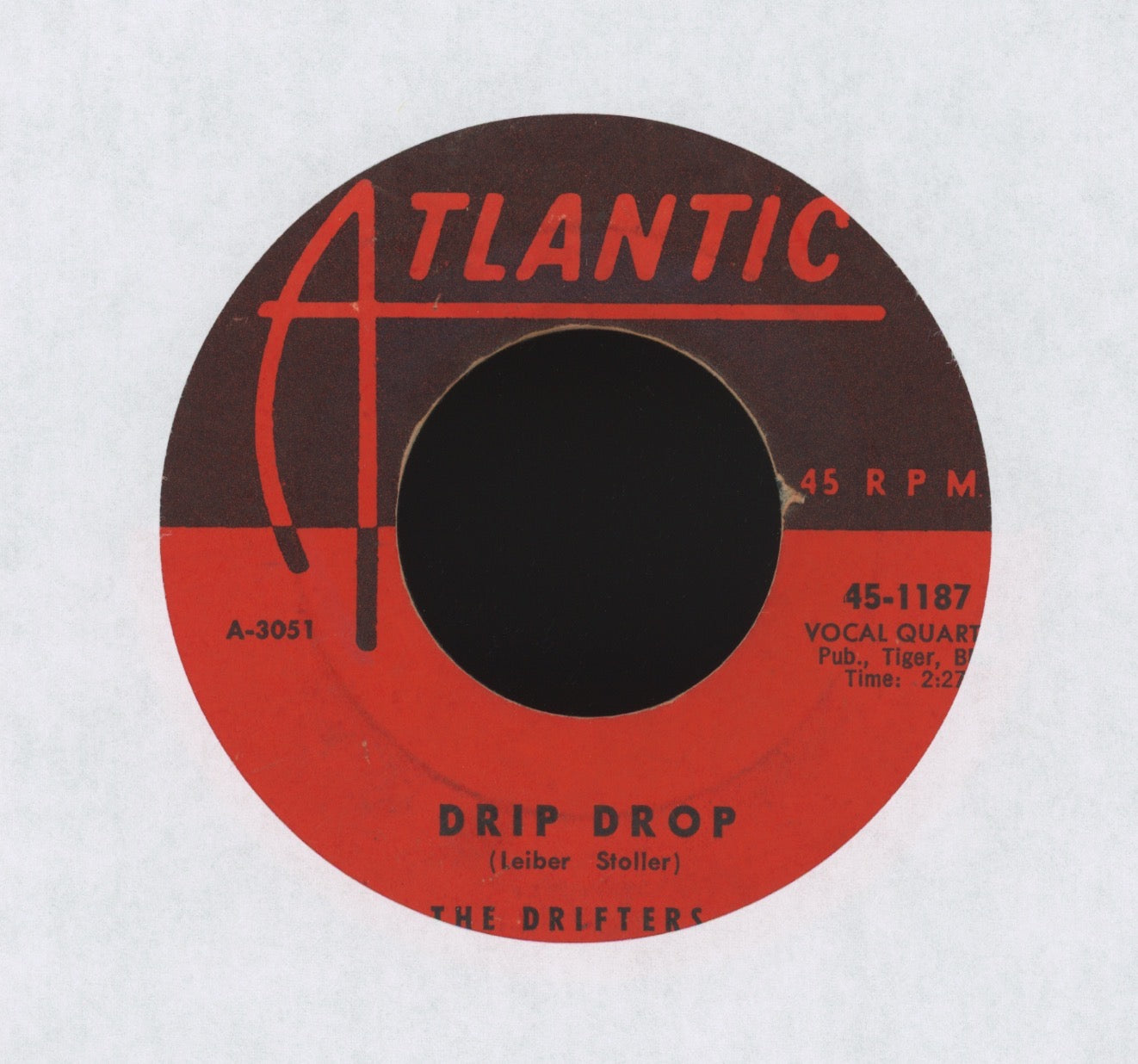 The Drifters - Drip Drop on Atlantic R&B 45