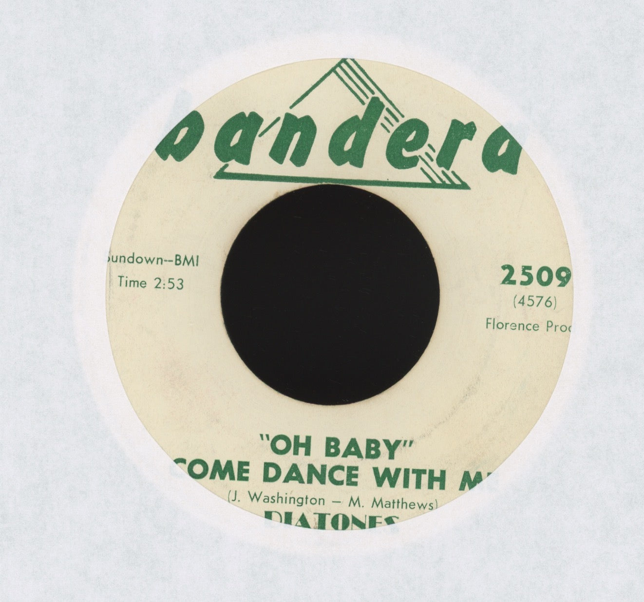 The Diatones - Ruby Has Gone on Bandera R&B Doo Wop 45