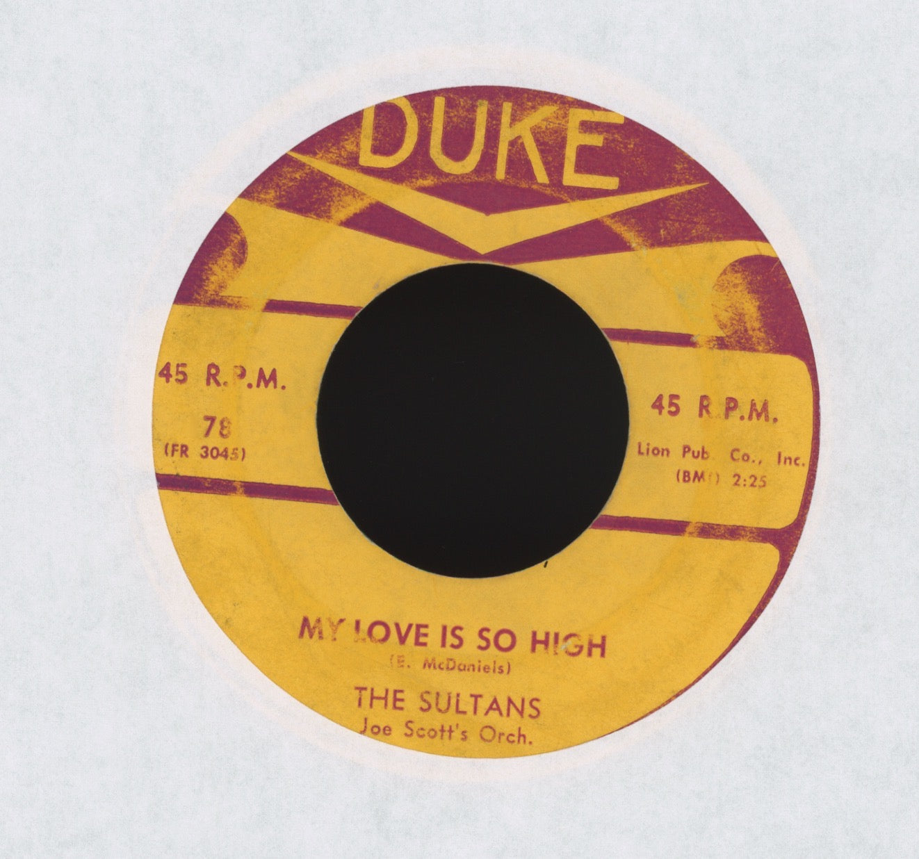 The Sultans - If I Could Tell on Duke R&B Doo Wop 45