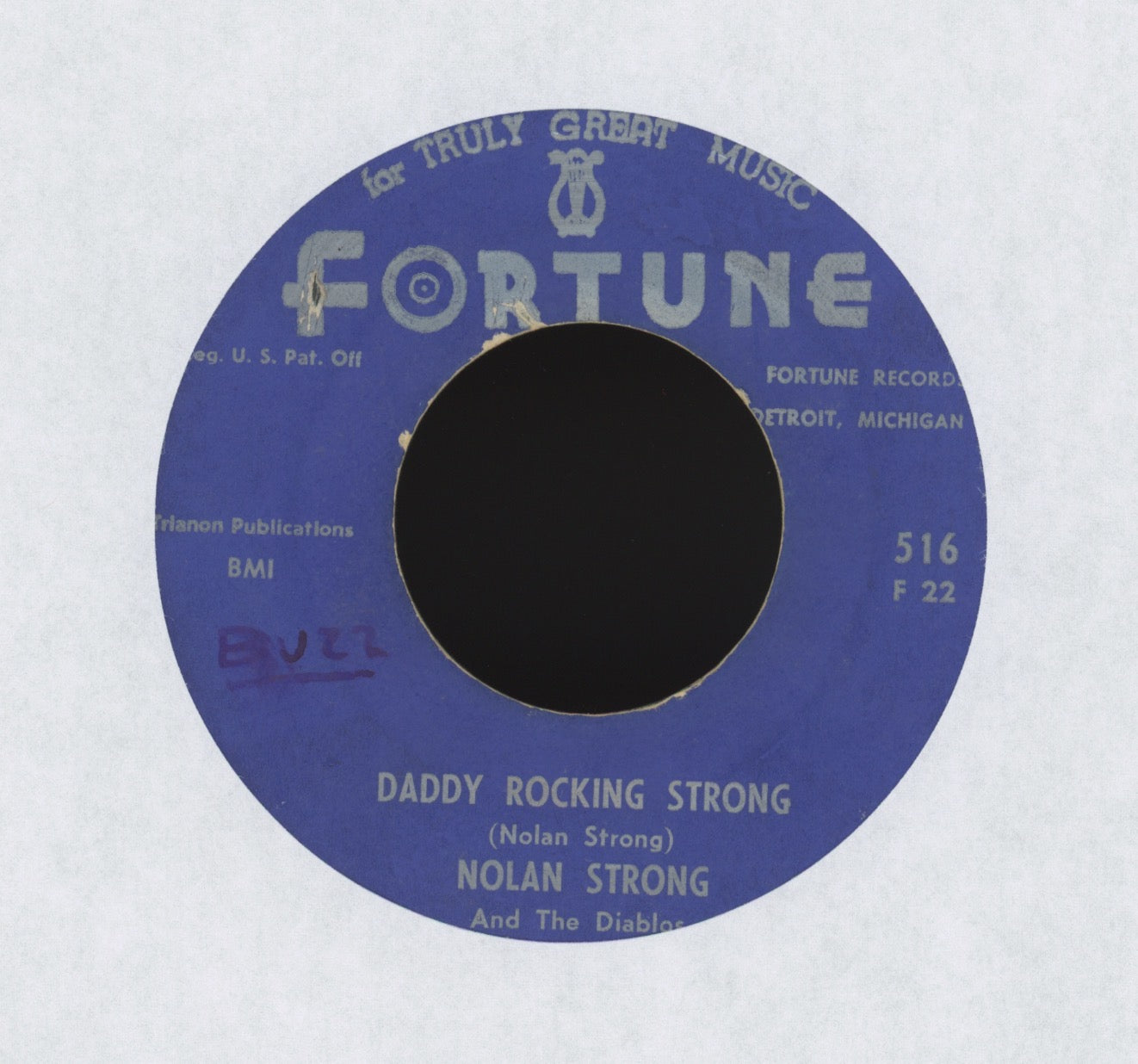 Nolan Strong, The Diablos - Daddy Rockin' Strong on Fortune Reissue