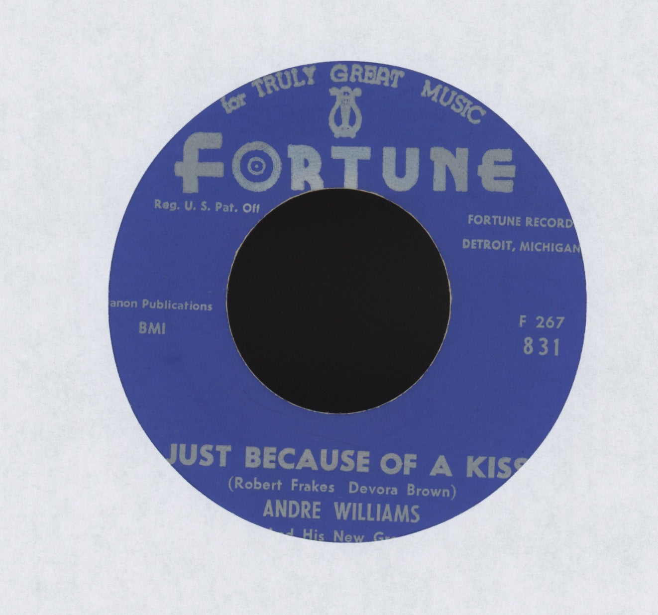 Andre Williams & His New Group - Bacon Fat on Fortune R&B 45