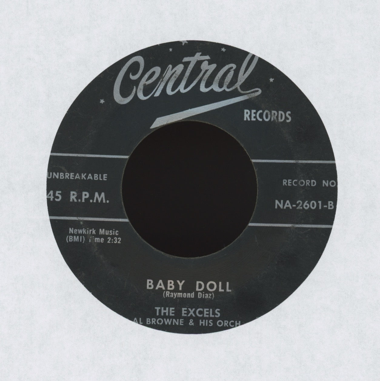 The Excels - You're Mine Forever on Central R&B Doo Wop 45