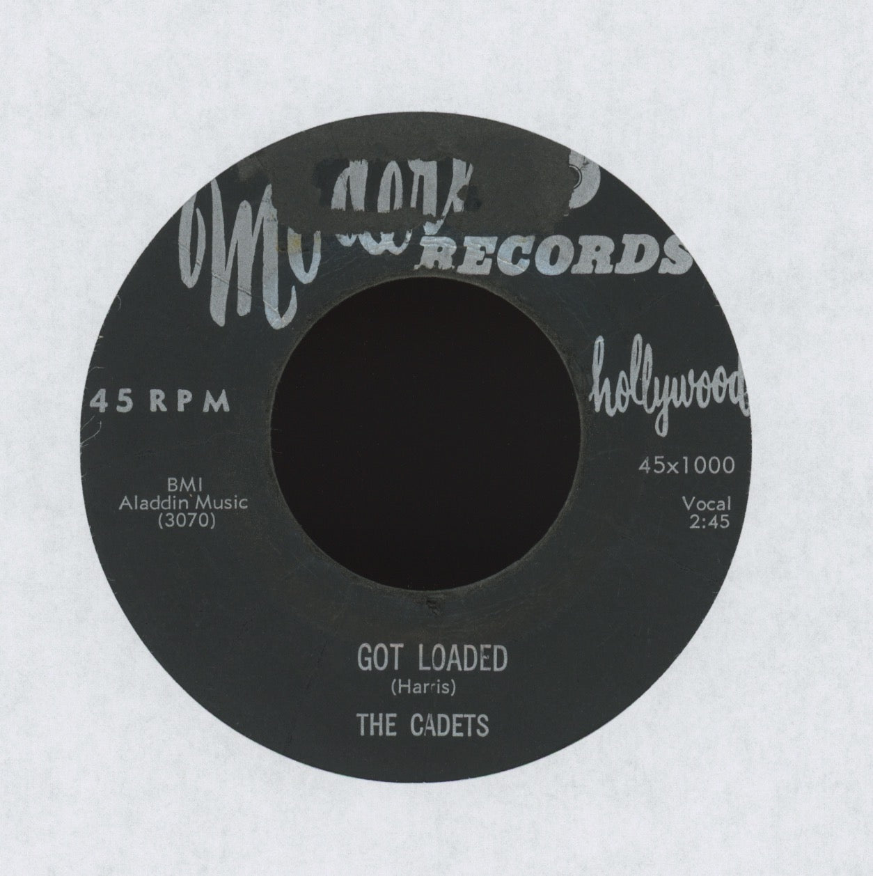 The Cadets - I Got Loaded on Modern R&B Doo Wop 45