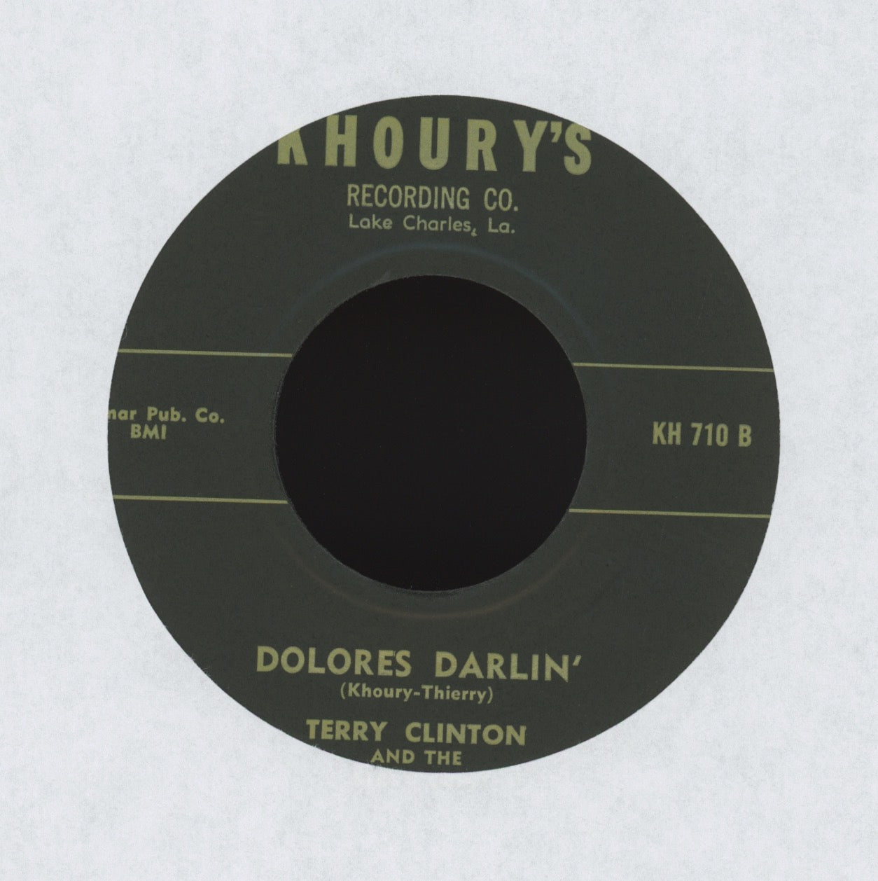 Terry Clinton - Hurt By A Letter on Khoury's R&B Doo Wop 45