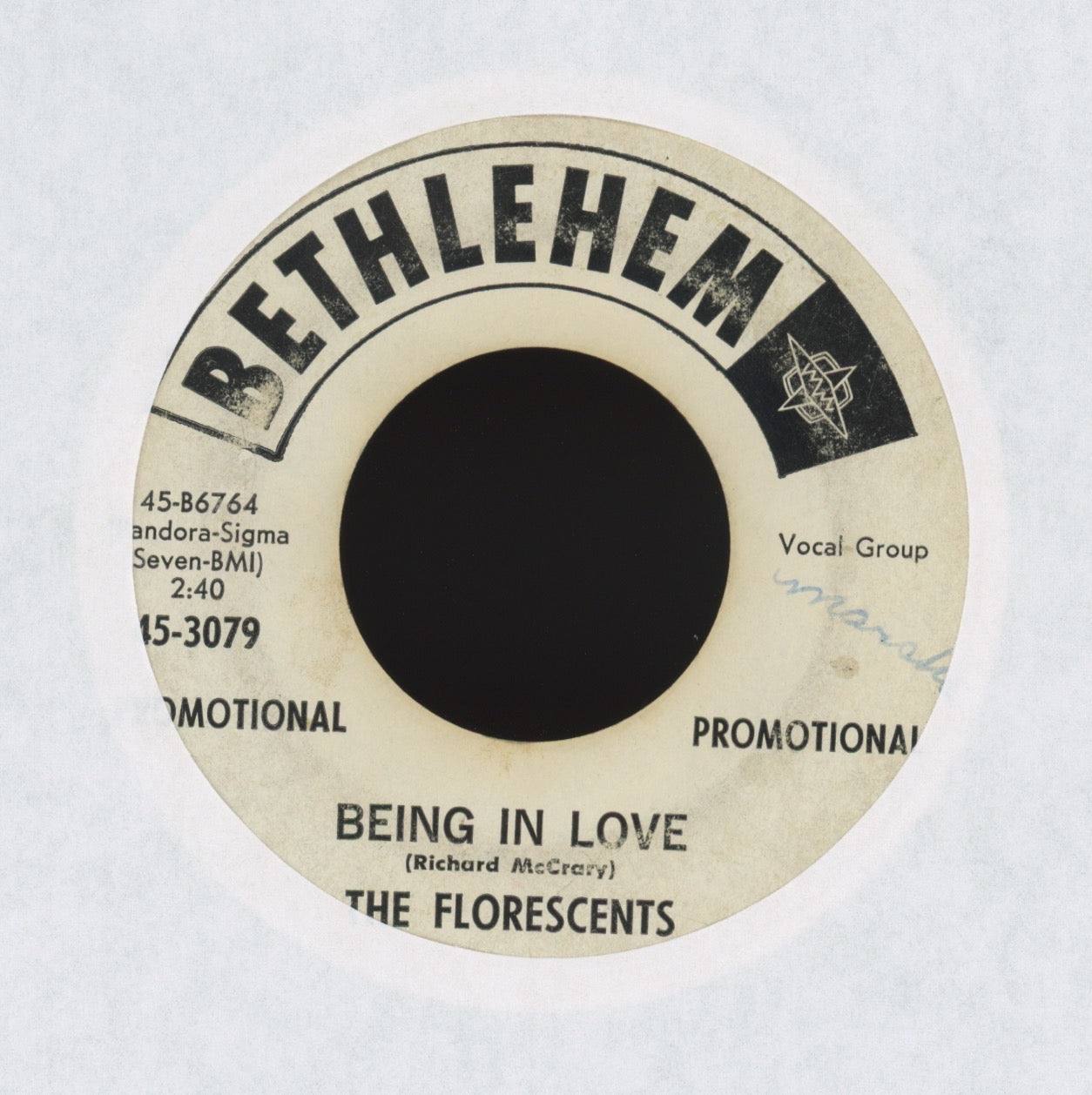 The Florescents - What Are You Doing Tonight on Bethlehem Promo R&B Doo Wop 45