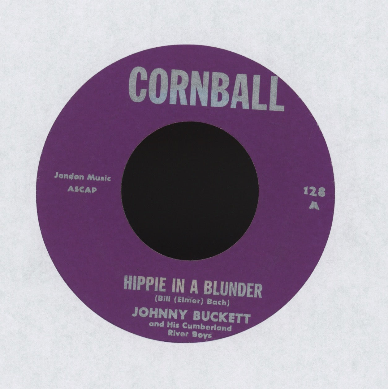 Johnny Buckett & His Cumberland River Boys - Hippie In A Blunder on Cornball Country Bop 45