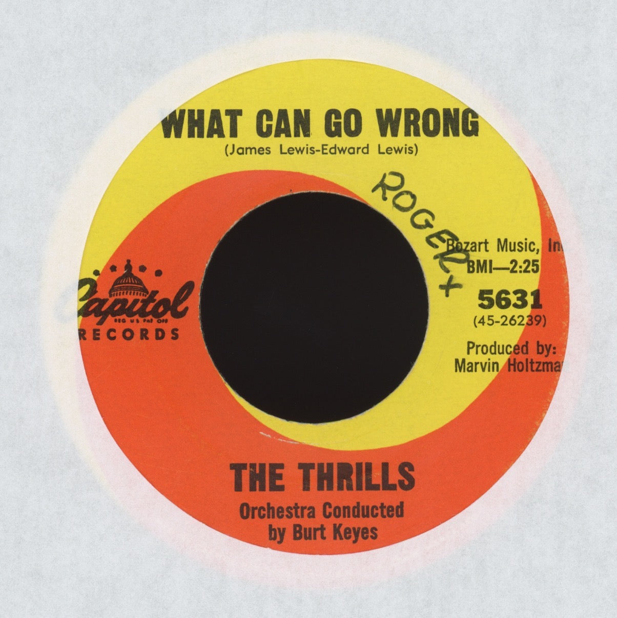 The Thrills - No One on Capitol Northern Soul 45