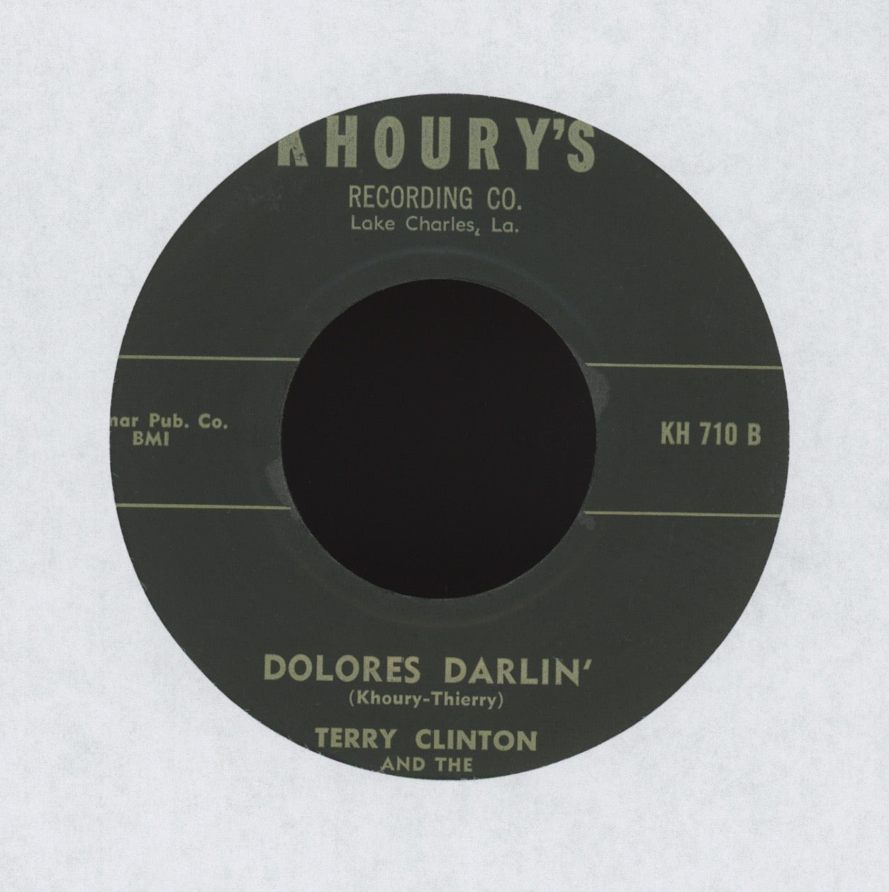 Terry Clinton - Hurt By A Letter on Khoury's R&B Doo Wop 45