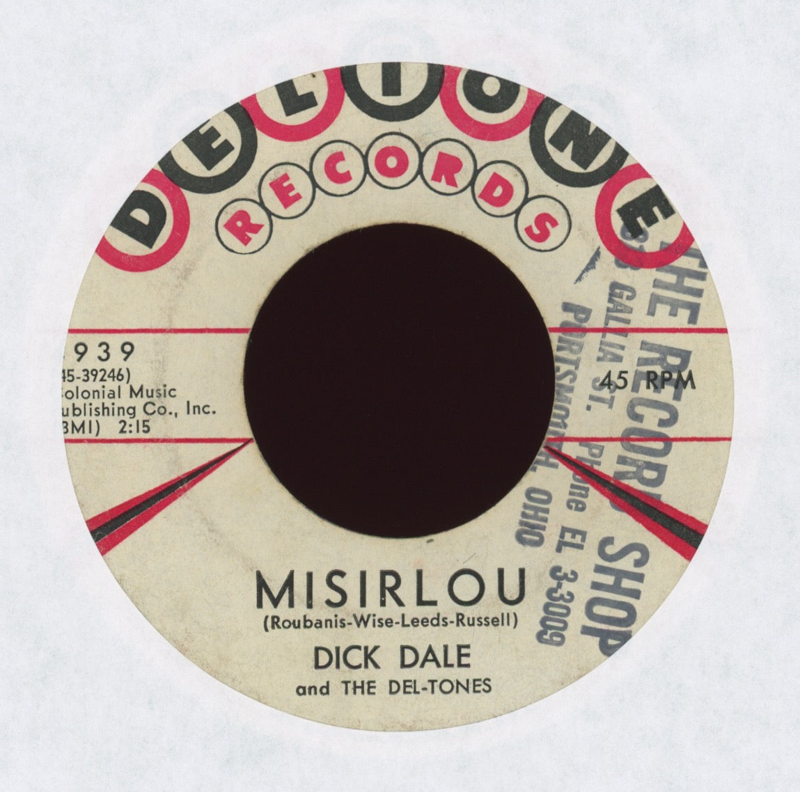 Dick Dale & His Del-Tones - Misirlou on Deltone