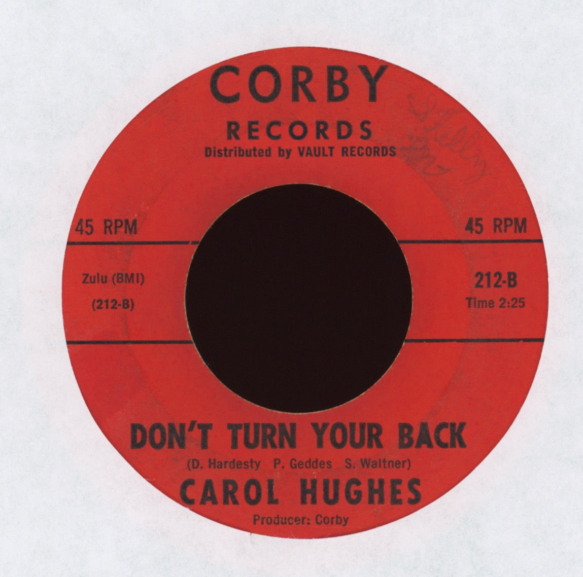 Carol Hughes - Let's Get Together Again on Corby