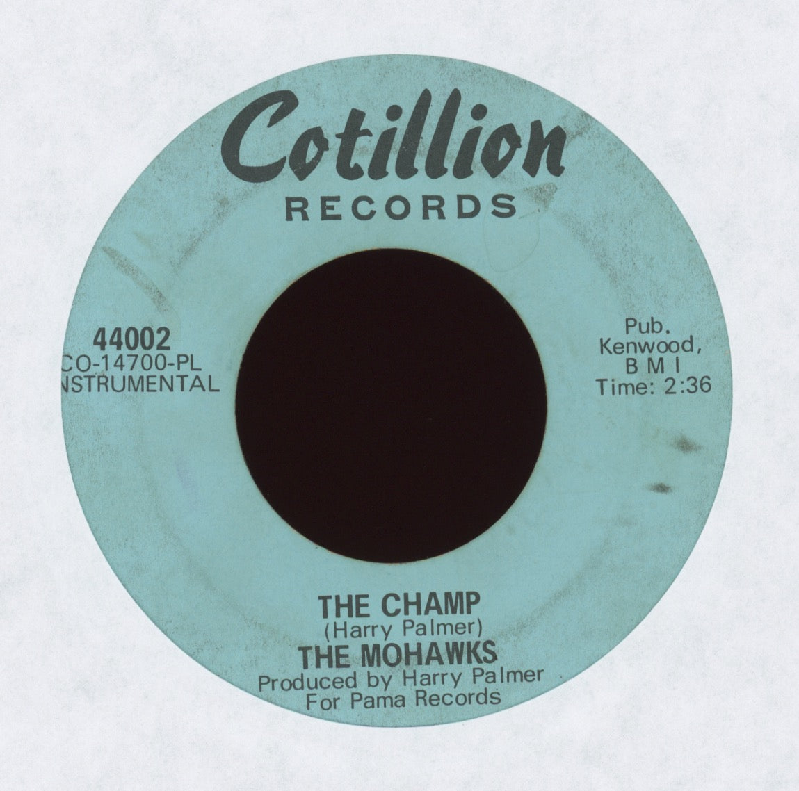The Mohawks - The Champ on Cotillion