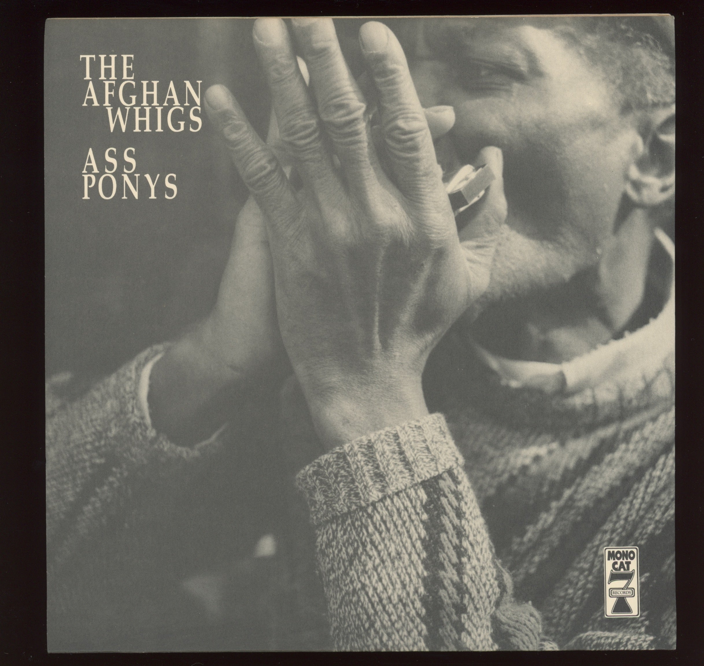 The Afghan Whigs / Ass Ponys - Mr. Superlove / You My Flower on Mono Cat 7 With Picture Sleeve