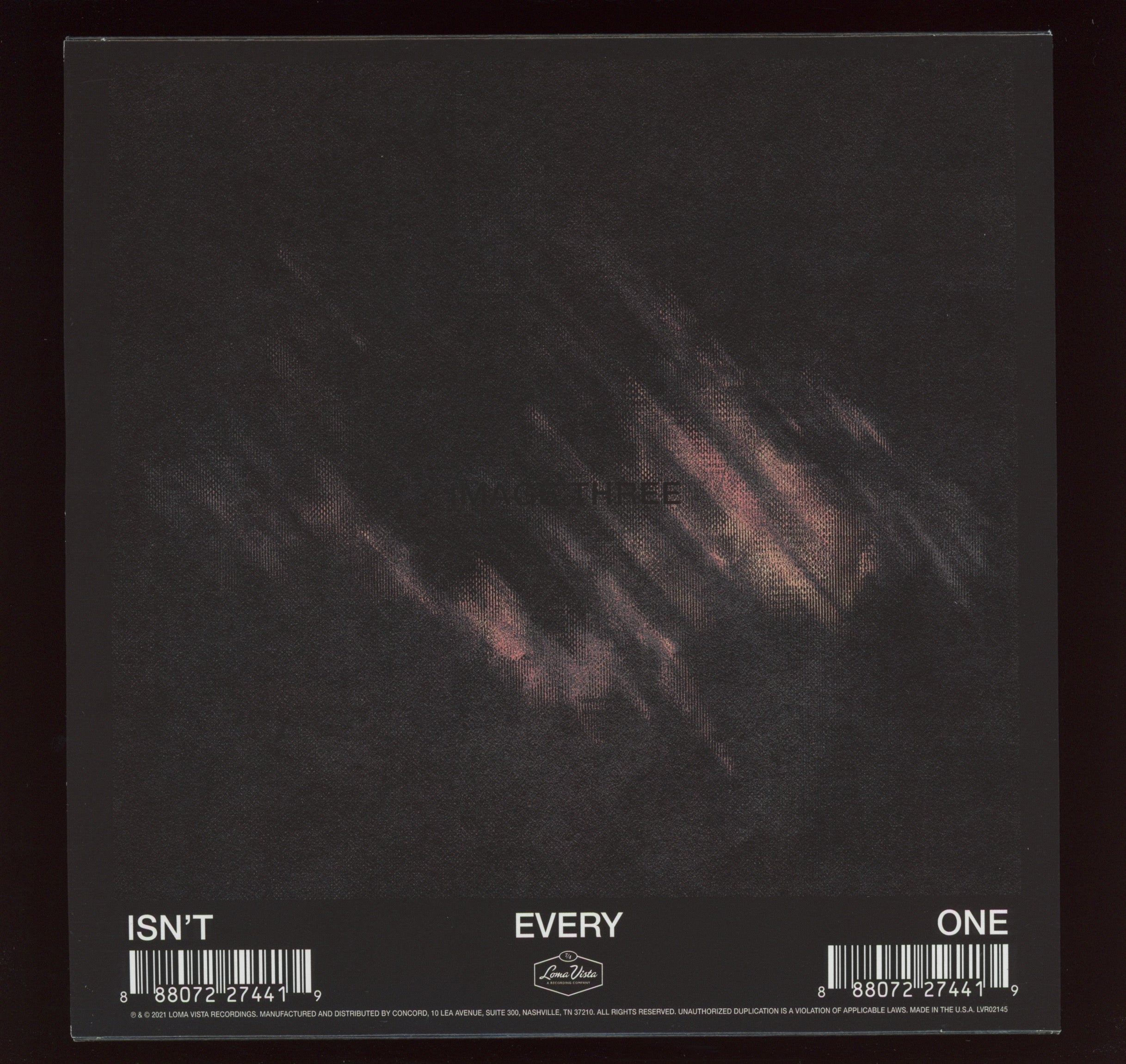 HEALTH + Nine Inch Nails - Isn't Everyone on Loma Vista Single Sided Etched 7" + Pic Sleeve