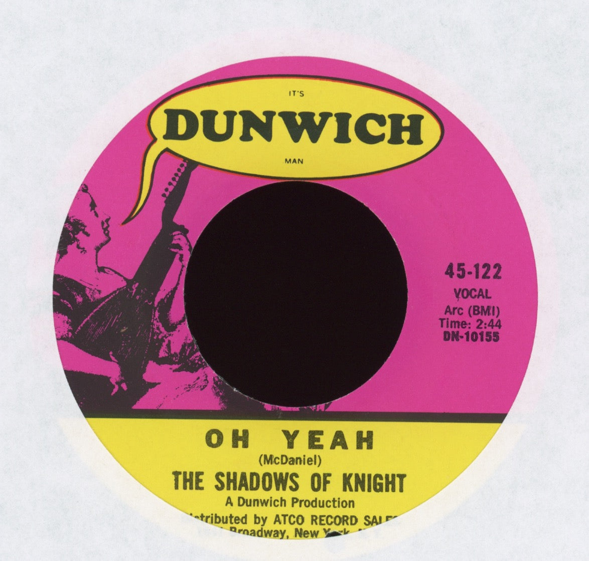 The Shadows Of Knight - Oh Yeah on Dunwich With Picture Sleeve