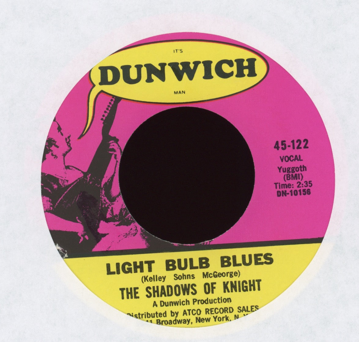 The Shadows Of Knight - Oh Yeah on Dunwich With Picture Sleeve