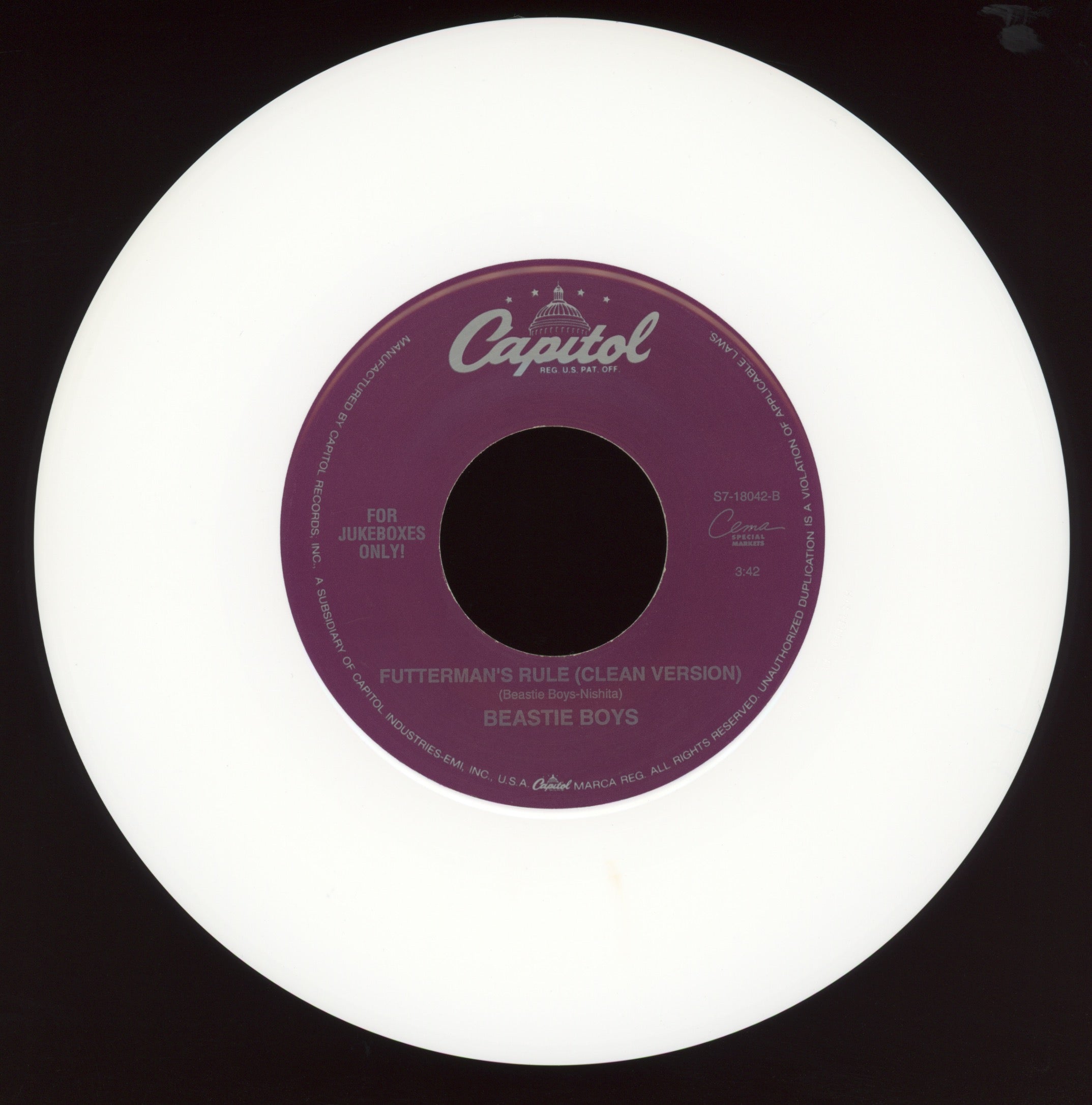 Beastie Boys - Get It Together on Capitol White Vinyl Jukebox Only