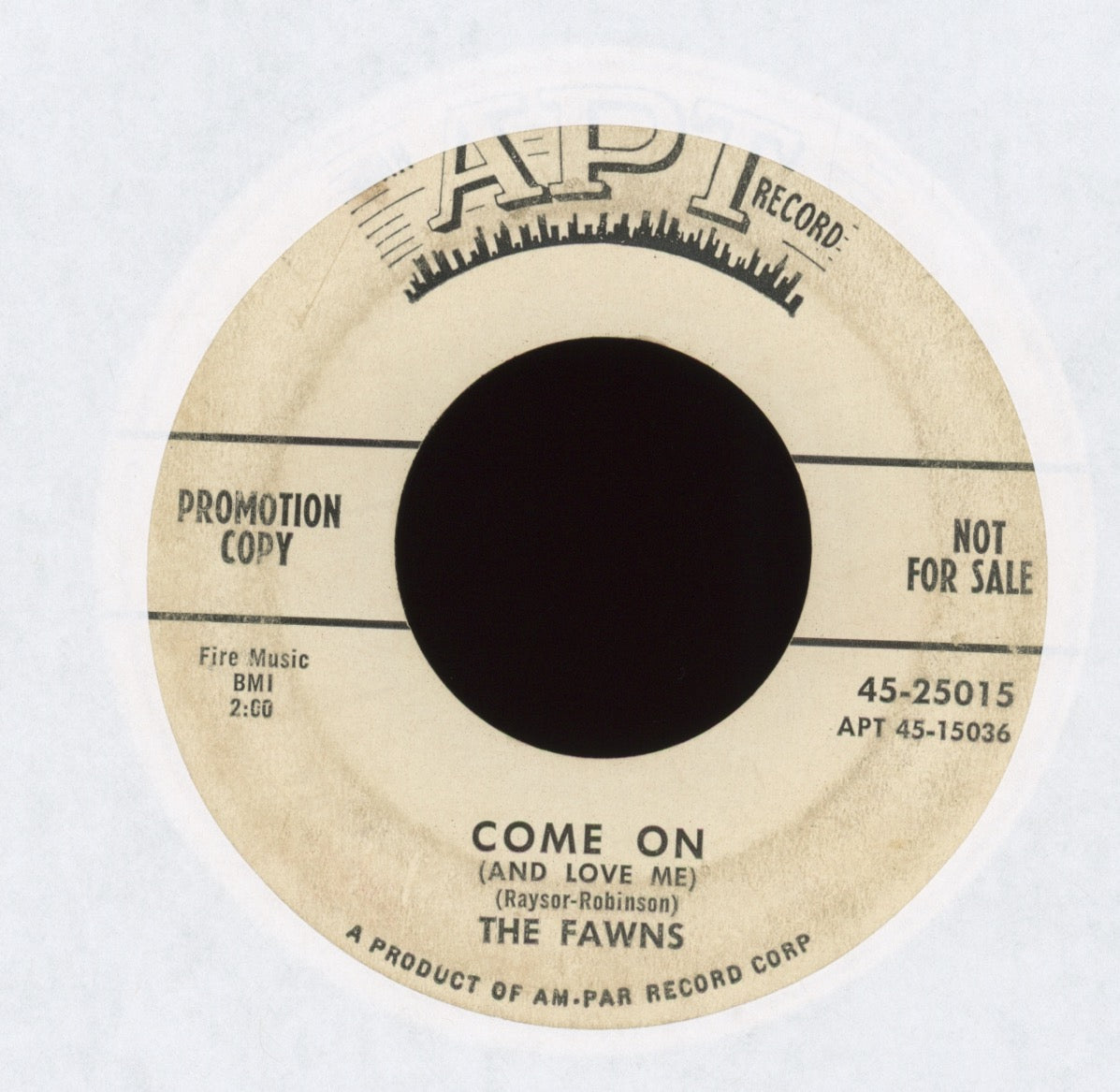 The Fawns - Until I Die on APT Promo R&B Doo Wop Girl Group 45