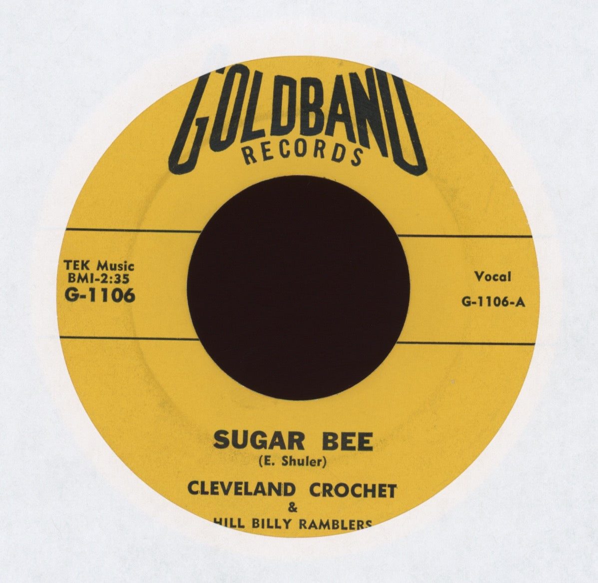 Cleveland Crochet & Band - Sugar Bee on Goldband