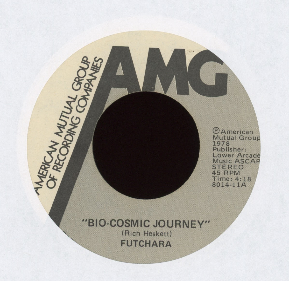 Futchara - Bio Cosmic Journey on AMG 70's Psych Rock 45