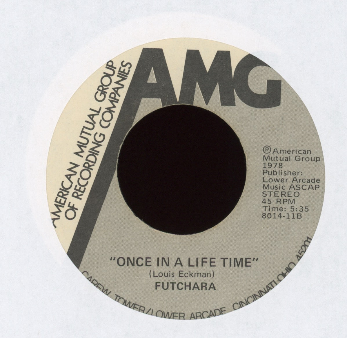 Futchara - Bio Cosmic Journey on AMG 70's Psych Rock 45