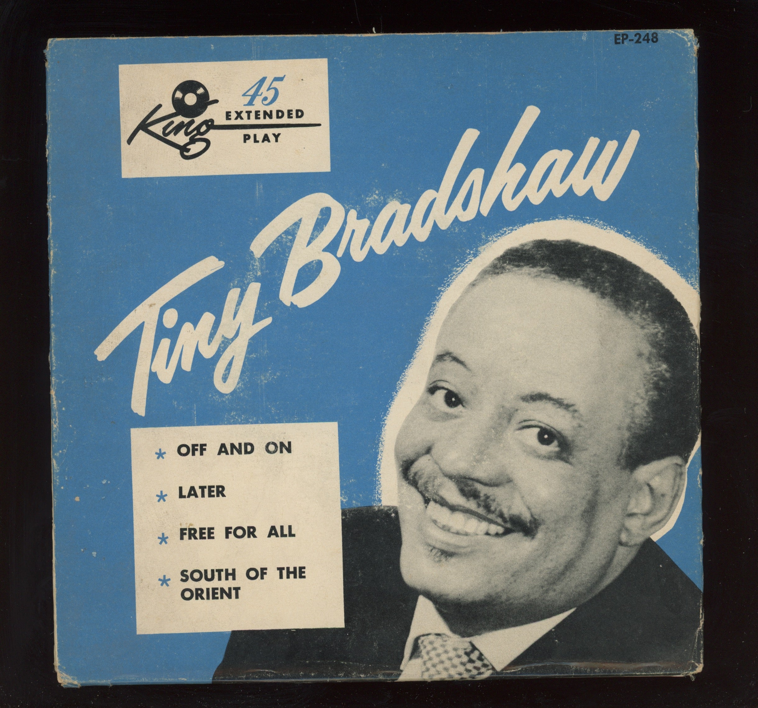 Tiny Bradshaw - Off And On on King R&B 45 EP With Cover
