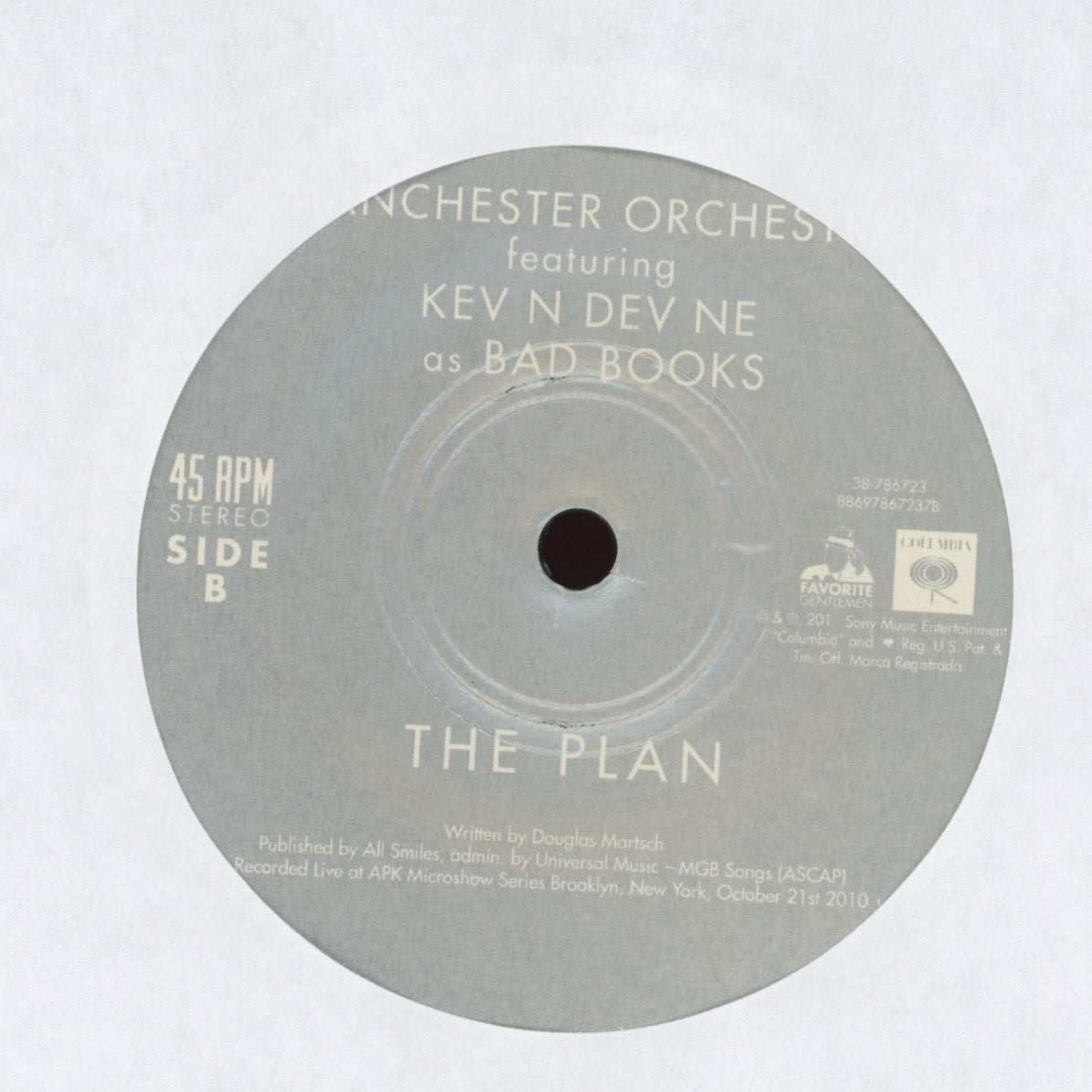 Manchester Orchestra - Simple Math on Favorite Gentleman RSD 2011 7" With Pic Sleeve