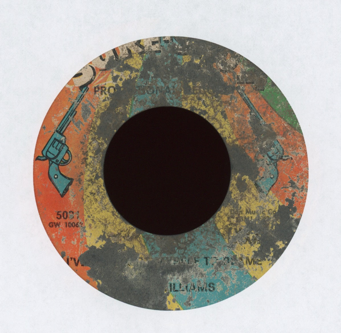 Bobby Williams - I've Only Got Myself To Blame on Sure Shot Promo Northern Soul 45