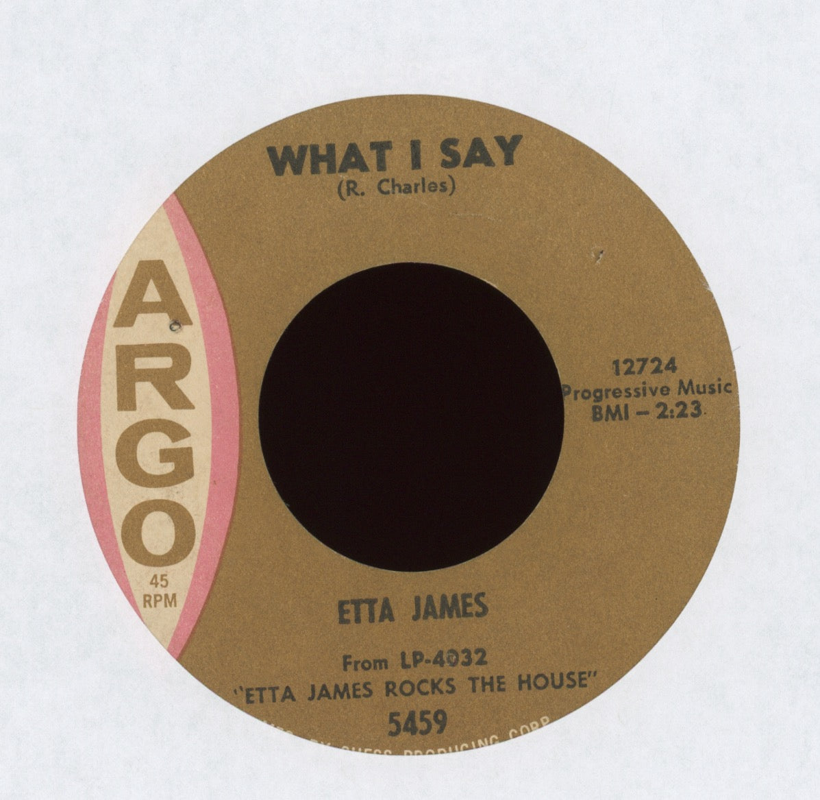 Etta James - What I Say on Argo R&B Mod 45