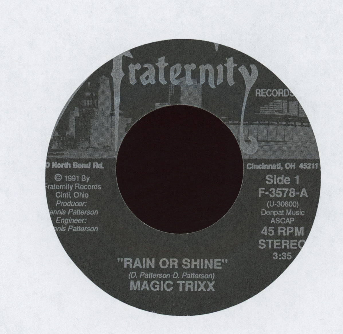 Magic Trixx - Edge of a Heartache on Fraternity AOR Hard Rock 45