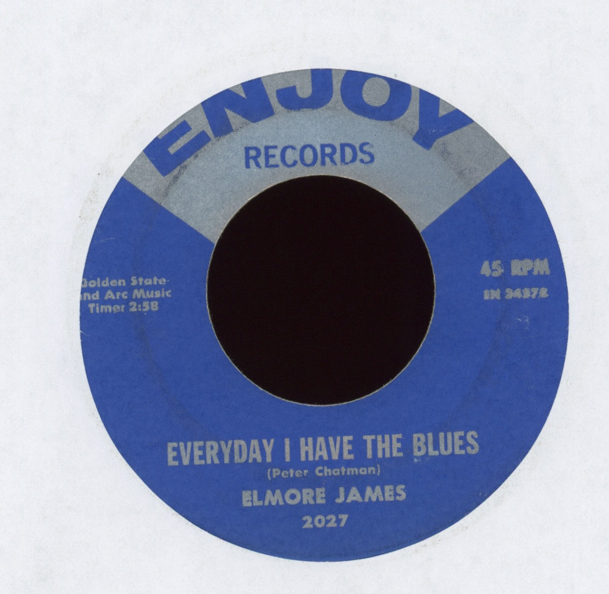 Elmore James - Dust My Broom on Enjoy R&B 45