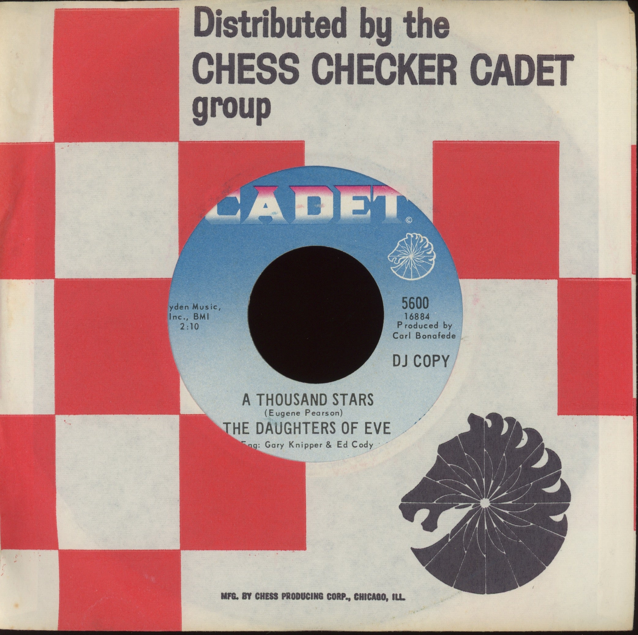 The Daughters Of Eve - Social Tragedy on Cadet Promo Northern Soul 45