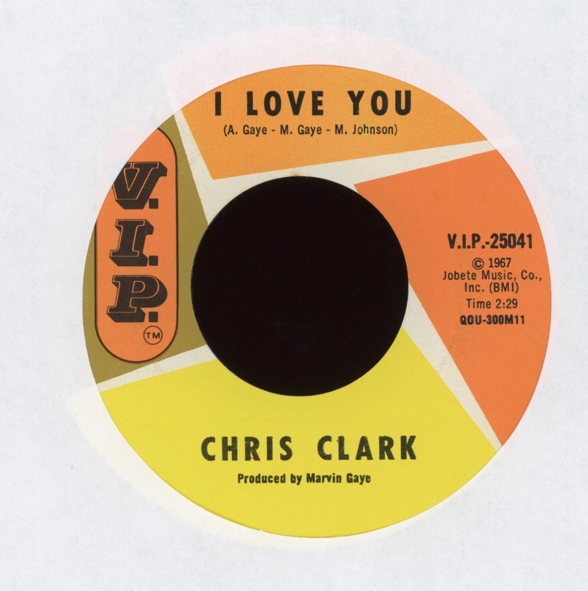 Chris Clark - I Want To Go Back There Again on V.I.P. Northern Soul 45