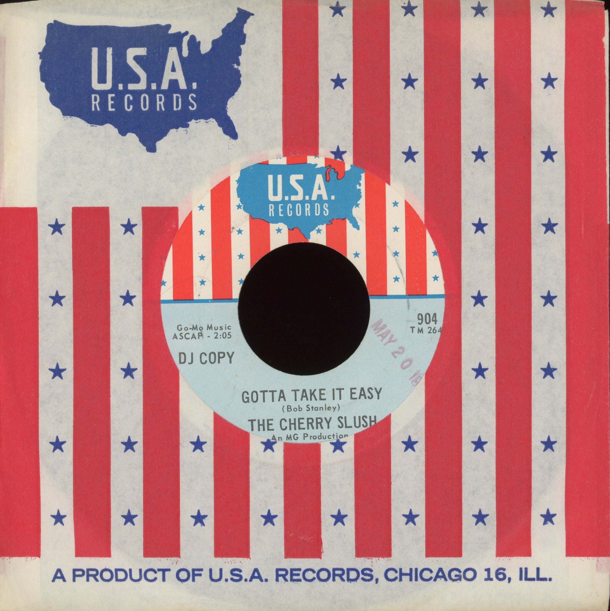 Cherry Slush - Day Don't Come on U.S.A. Promo Garage 45